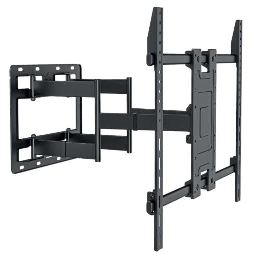 Soporte de pared para TV 40 a 110 pulgadas con sistema de brazos articulados para un ajuste fácil